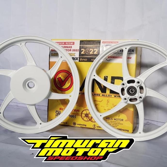 VELG VND SIX STAR VARIO 125 - VARIO 150 PUTIH 140 160 R14