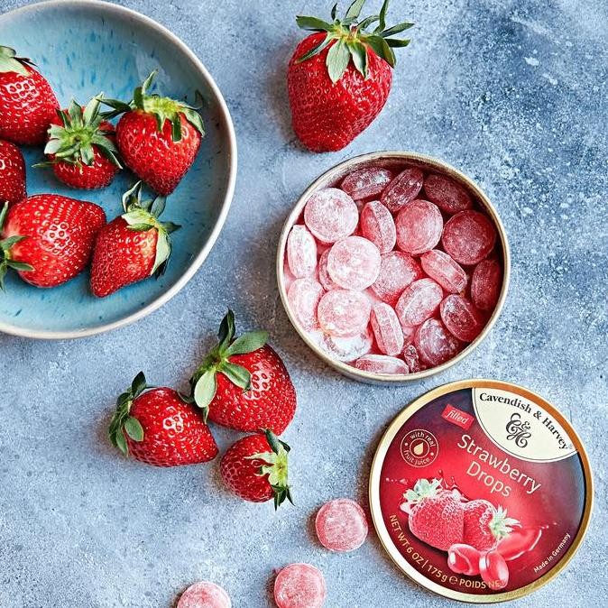 New Permen Candy Impor Cavendish & Harvey Coffee Strawberry Pink Grape Fruit, Wild Berry Mango & Kiw