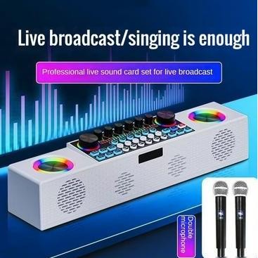 Live Soundcard Sound Card SY6 Live Audio Mixer Broadcast Recording
