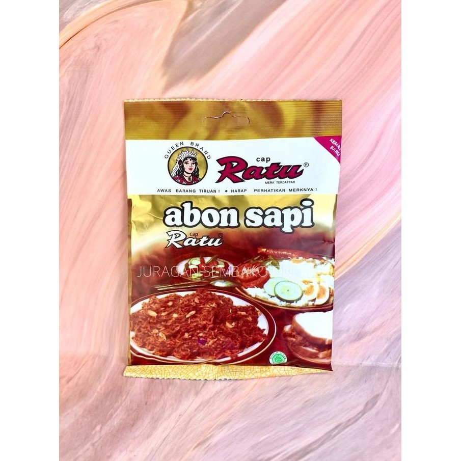 New Abon Sapi Cap Ratu / Abon Sapi Ratu eceran ASLI