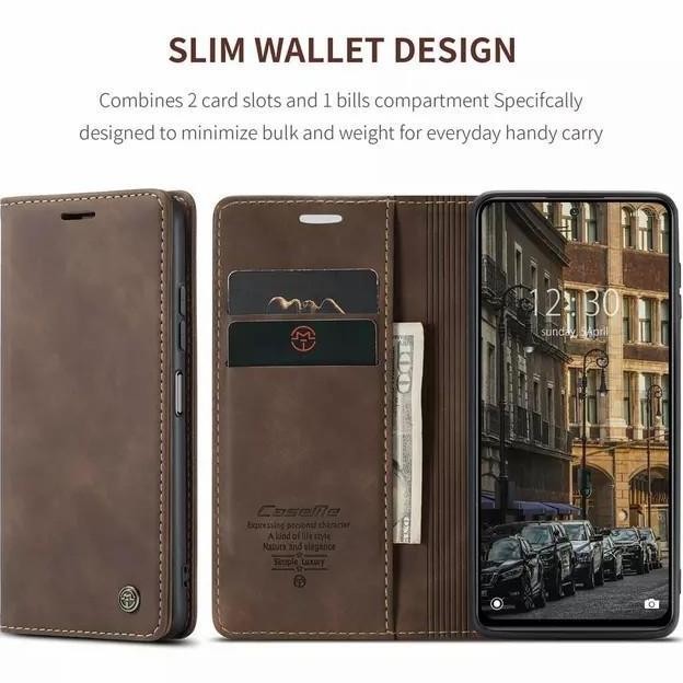 Casing CaseMe For iqoo Z7x 5G Flip Wallet Leather Case Cover Ponsel Sarung Dompet Lipat Kulit PU