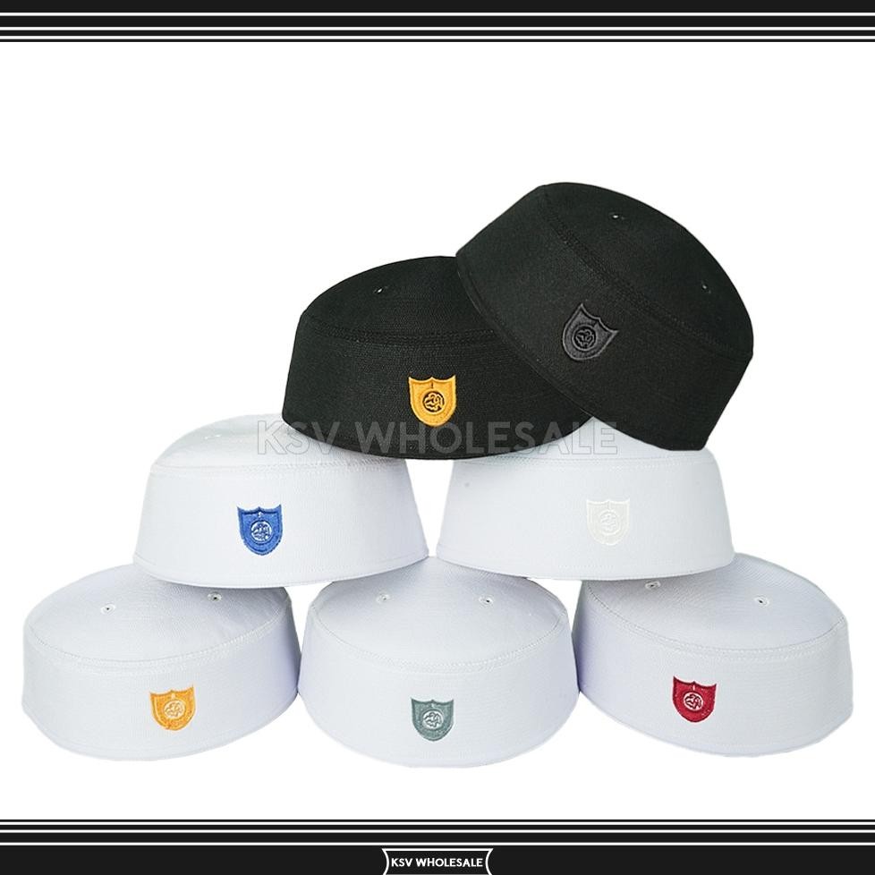 Peci Pakistan Terbaru 2025 Peci Malaysia Haji Pria Kopiah Malaisia Palestina Putih Hitam Dewasa Anak