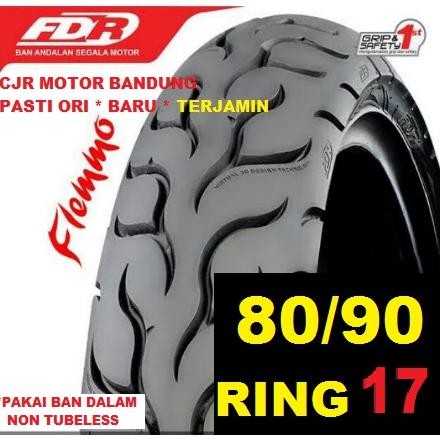 Ban Belakang Standar Motor Bebek FDR Flemmo 80/90 ring 17 ban motor supra x vega jupiter z satria sm
