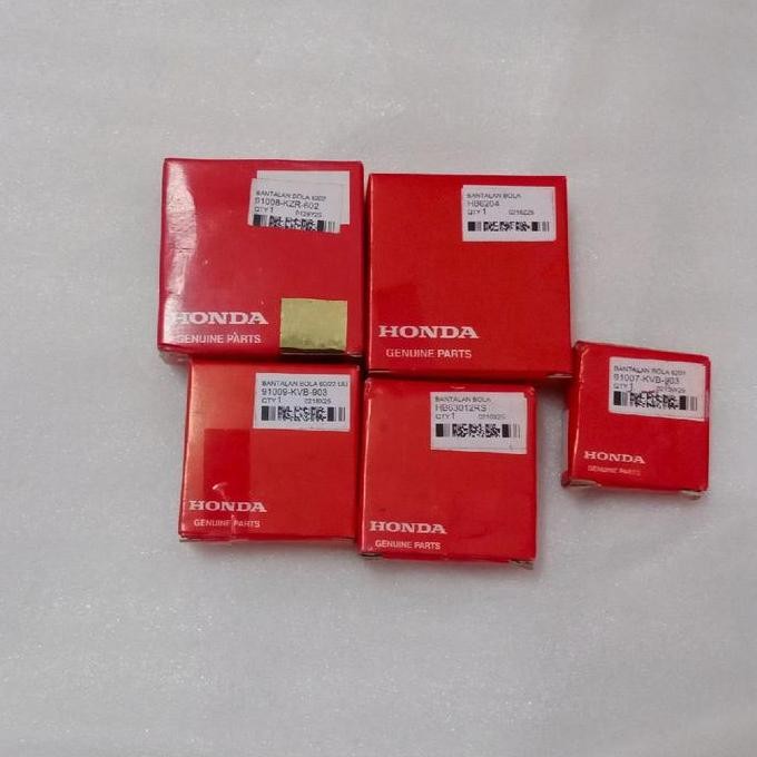 Honda Lahar Bearing Rasio Gardan Transmisi Set Asli Ahm Beat Vario Scoopy Genio 60/22 6301 6201 6302