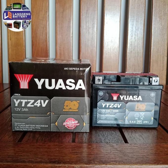 Aki Motor Ytz4V / Ytz5S Yuasa Aki Kering