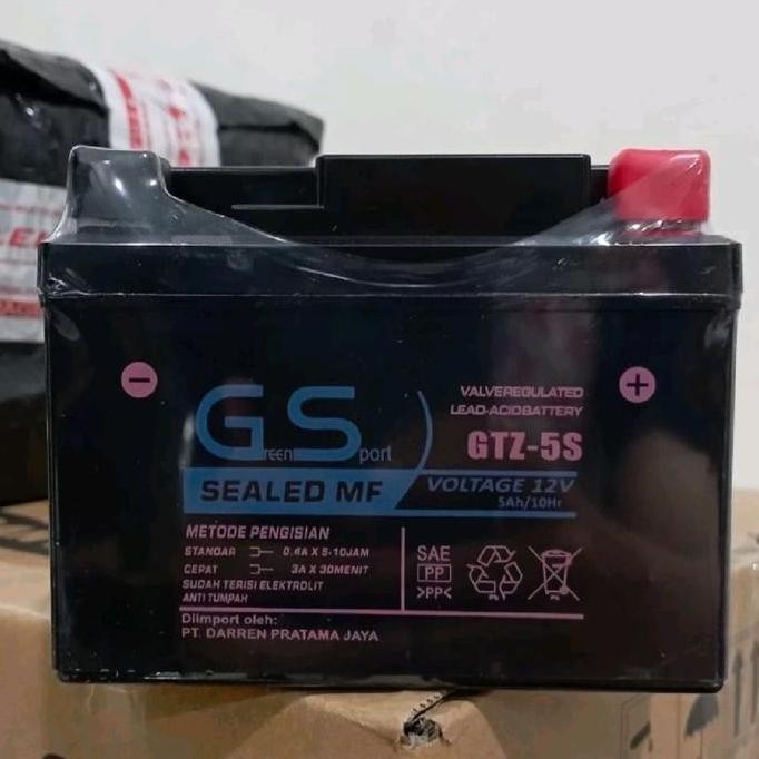 Aki Motor Gs Gtz5S Mio Soul, Mioz, Mio M3 125, Mio Gt 125