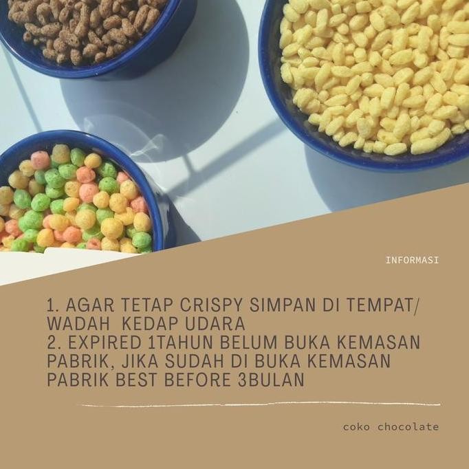 New rice crispy putih lonjong kriuk kiloan murah