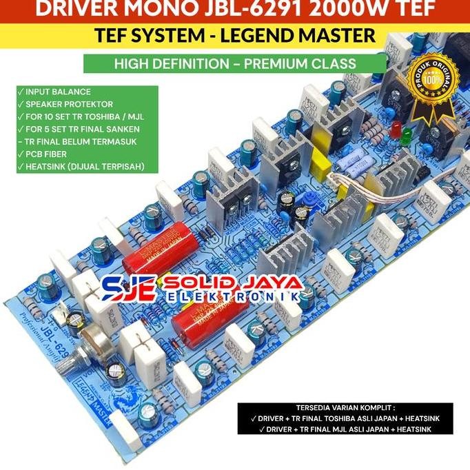 Kit Driver Jbl 6291 Jbl-6291 Jbl6291 Tanpa Tr Final Super Amplifier
