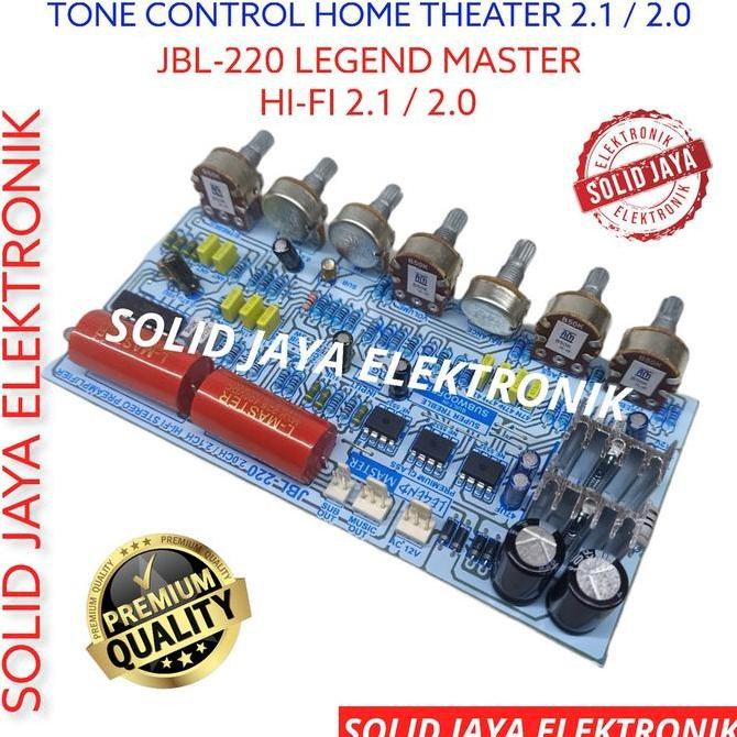 Kit Tone Control Stereo 2.1 2.0 For Jbl220 Home Theater Hi Fi Stereo Preamp Pre Amp Control Stereo K