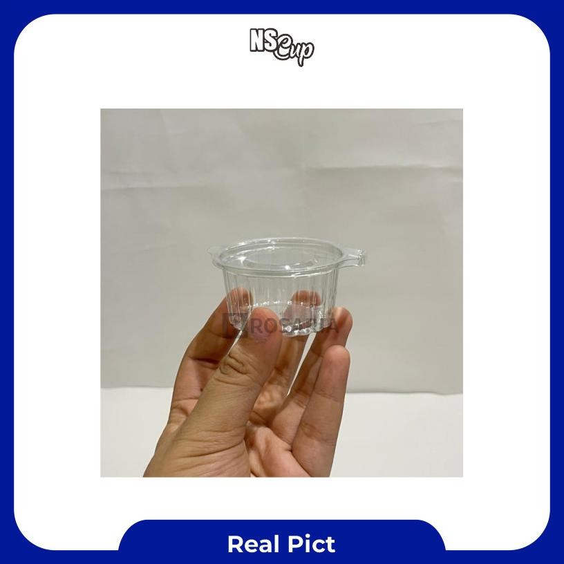 Ns Cup 60 Ml Cup Puding Mika Jelly Sauce Tutup Sambung Ready Stok