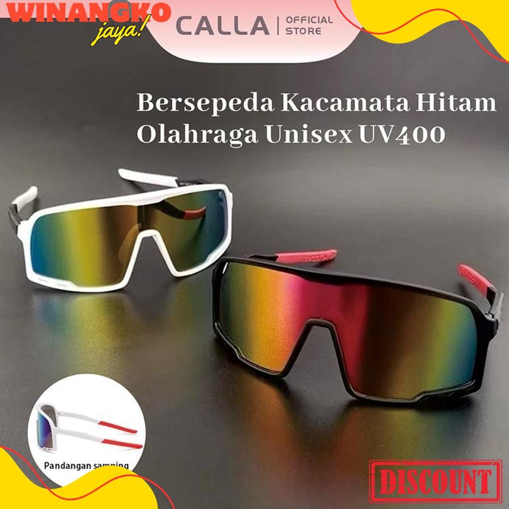Cod Calla Kacamata Unisex Anti Uv400 Kacamata /Outdoor Sepeda Bersepeda Bermotor Anti Silau Debu