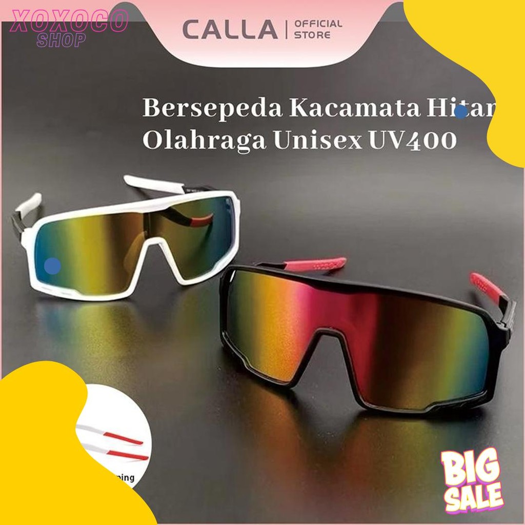 Cod Calla Kacamata Unisex Anti Uv400 Kacamata /Outdoor Sepeda Bersepeda Bermotor Anti Silau Debu