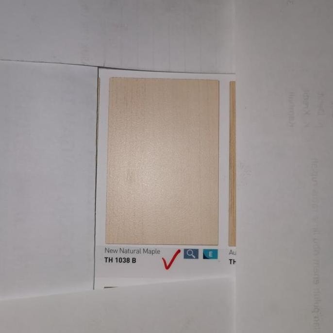 TERLARIS - TACO HPL TH-1038B New Natural Maple TACO HPL WOODGRAIN/URAT KAYU