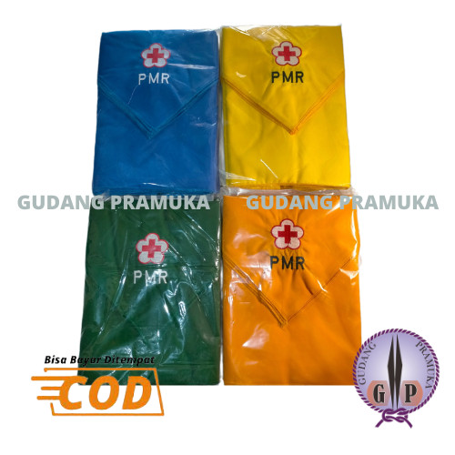 BIJIAN TERMURAH syal PMI PMR Bordir | Hasduk PMR PMI Bordir SD SMP SMA