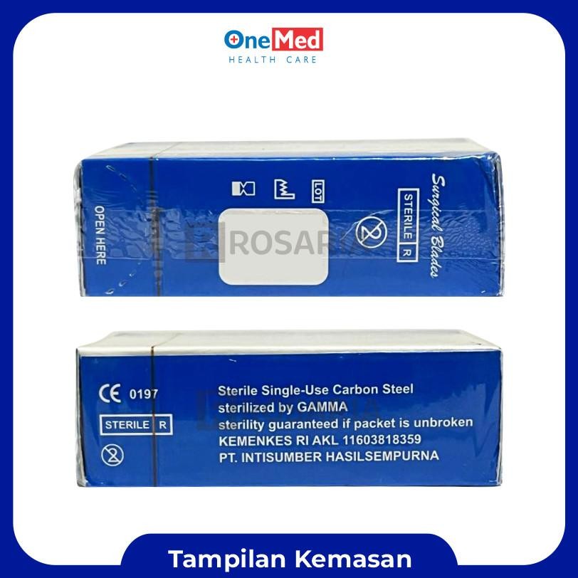 Surgical Blades Onemed No. 12 Bisturi Pisau Bedah Jalu Baru