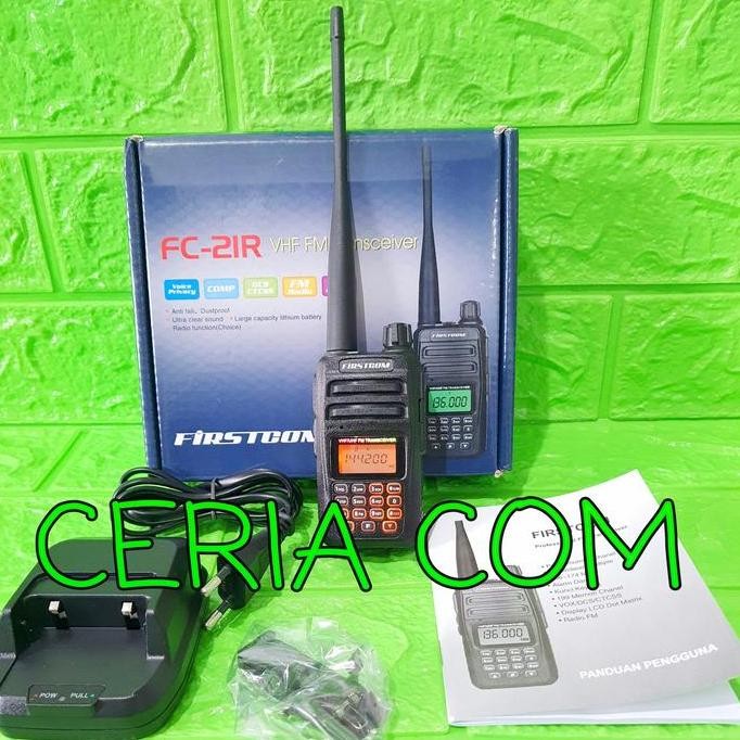 TERLARIS - HT FIRSTCOM FC-21R VHF UHF DUALBAND HT MINI FIRSTCOM FC 21R DUAL BAND
