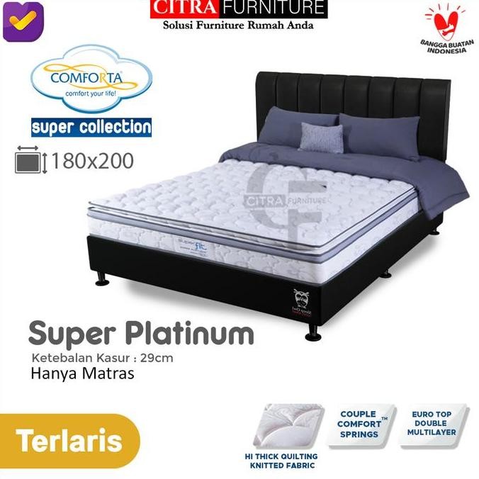 Springbed comforta super platinum 180 x 200 - hanya matras