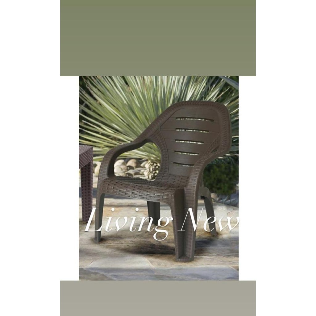 Kursi Sandaran Plastik Set Olymplast OL 509 2 Kursi + 1 Meja