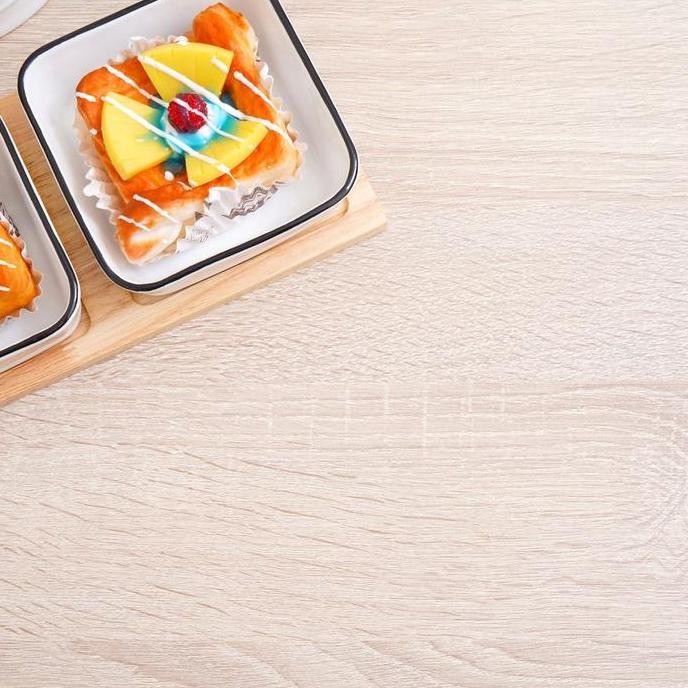 INFORMA LEXON SET MEJA MAKAN 2 KURSI - COKELAT MUDA