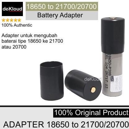 Baterai Adapter 18650 to 21700 / 20700 | batre adaptor ke battery