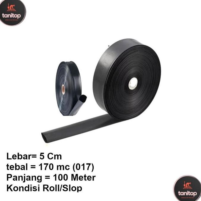 Selang drip Selang Irigasi 1 Inch 100 Meter Tebal 170 Mikron ALU