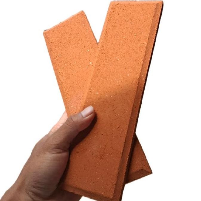 bata tempel terakota , bata merah expose , batu alam tempel bevel Putih Abu