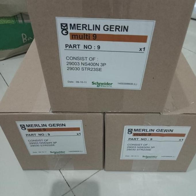 Ready Mccb Breaker Merlin Gerin Ns 400N Ns400 N 400A 400 Amper 3P 3Phase