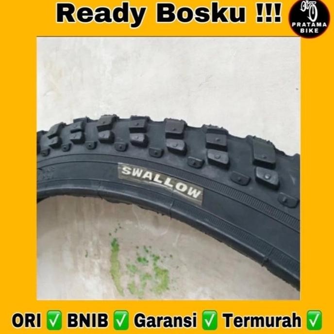 Ban Luar Sepeda Mtb Gunung Ukuran 26 X 1.95 Swallow Hitam Murah 26X195 26 X 195 26X1.95 Murah