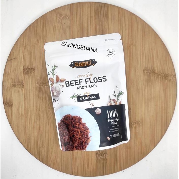 CRUNCHY BEEF FLOSS ( ABON SAPI ) GRANDVILLE - 100GR
