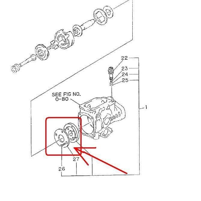 Cover Fuel Injection Feed Pump Isuzu Panther Kotak Original