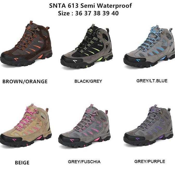 Sepatu Snta 613 Boot/Gunung/Hiking/Wanita/Outdoor/Adventure