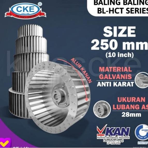 Sirocco Blade Alur Kanan Centrifugal Fan 10 Inch Fan Wheel Impeller BEST QUALITY