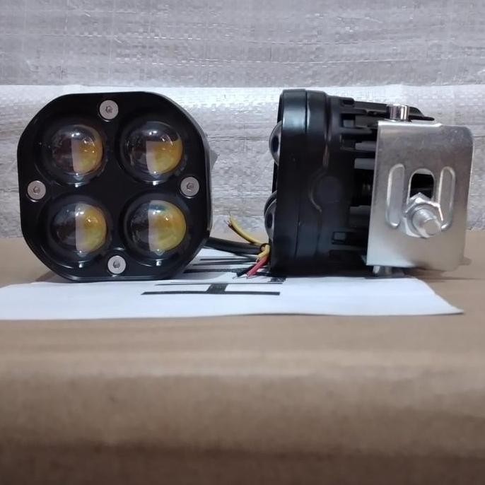 Lampu Sorot D4 / L4Z New Offroad Sinar Putih Kuning 60 Watt