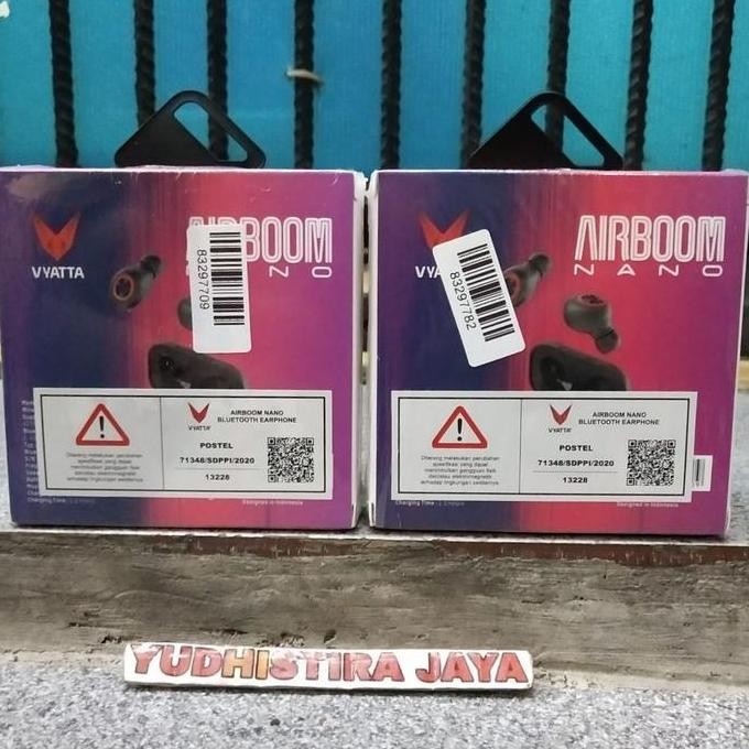 Vyatta Airboom Nano Tws Original Wireless Earphone Garansi Resmi