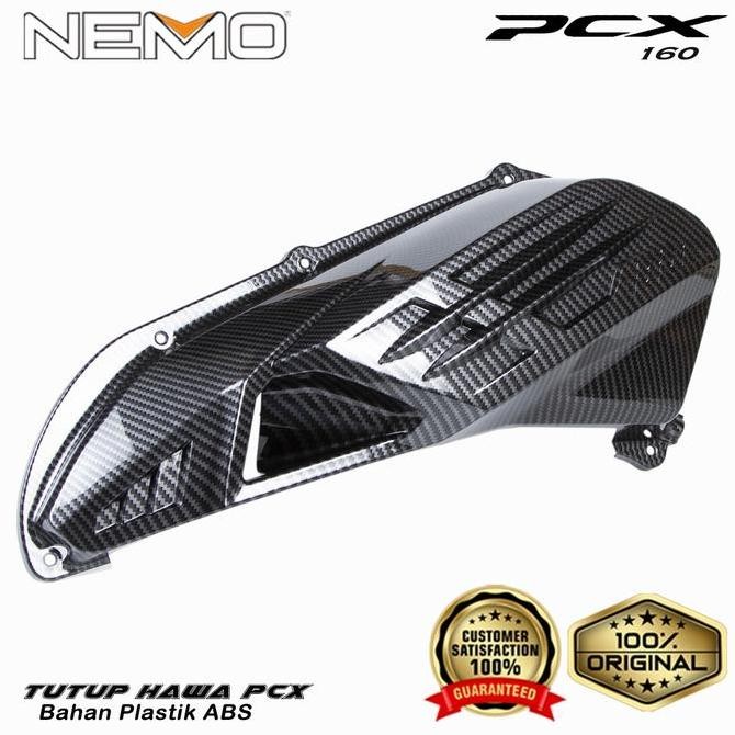 PAKETAN COVER ASESORIS 5 MACAM CARBON HONDA NEW PCX 160 NEMO Motocycle Original