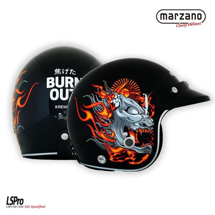 Marzano Helmet - Helm Retro Marzano X Kremlin