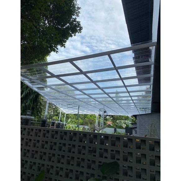 (MEDAN) ATAP TRANSPARAN POLYCARBONATE/MTR