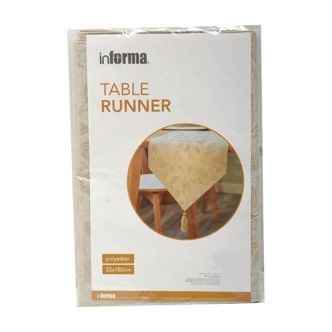 INFORMA TABLE RUNNER FOIL PRINT 089 - GOLD