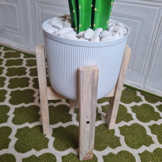 Dekorasi Bunga Tanaman Hias Kaktus Koboi Besar Artificial Pot Plastik Nordic