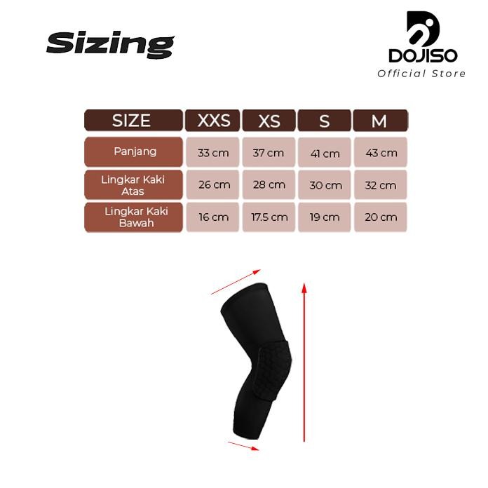 New Leg Sleeve Basket 01 Kids Bantalan Pelindung Lutut Olahraga Basket Anak Deker Lutut Anak Support