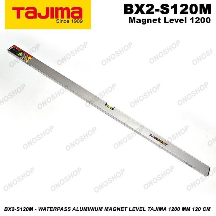 BX2-S120M - Waterpass Aluminium Magnet Level Tajima 1200 mm 120 cm