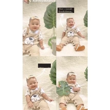 New setelan overall anak bayi laki laki balita 6-18 bulan KUMO BEAR / KOALA / ANCHOR WHALE OVERALL /
