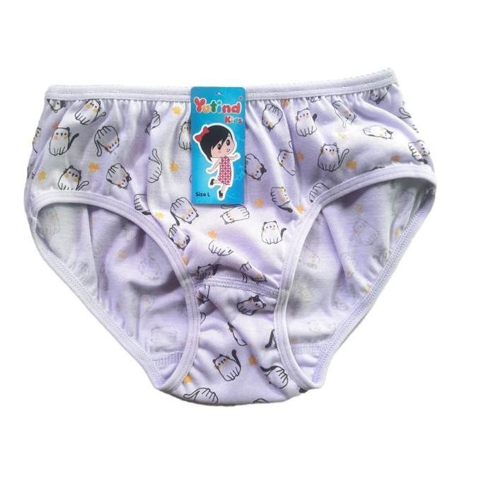 CD anak perempuan Yutind kids 1184 isi 6 Pcs || Celana dalam anak