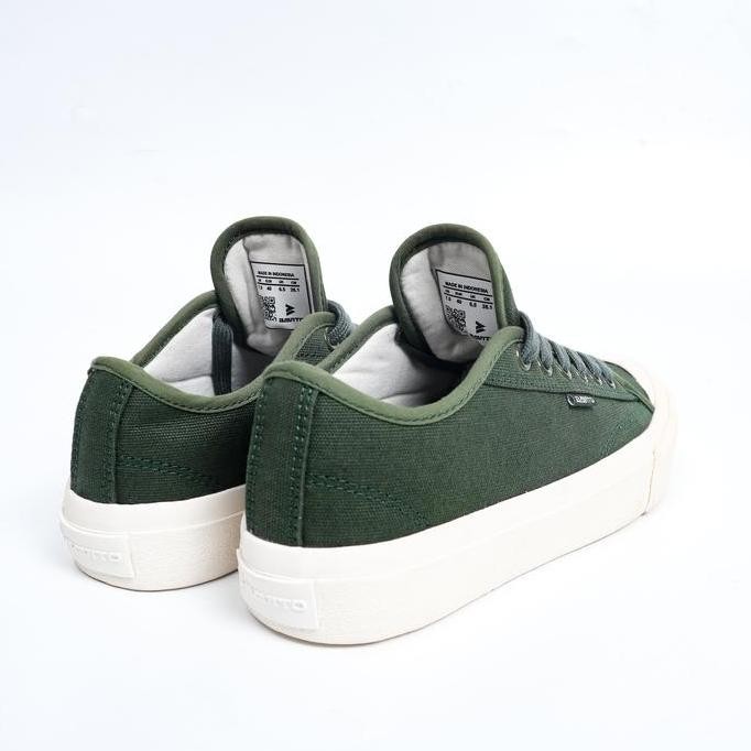 Bavito 36-44 Prastana Low Army - Sepatu Sneakers Casual