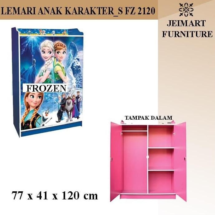 Promo Lemari Pakaian Anak Gambar Frozen Murah COD