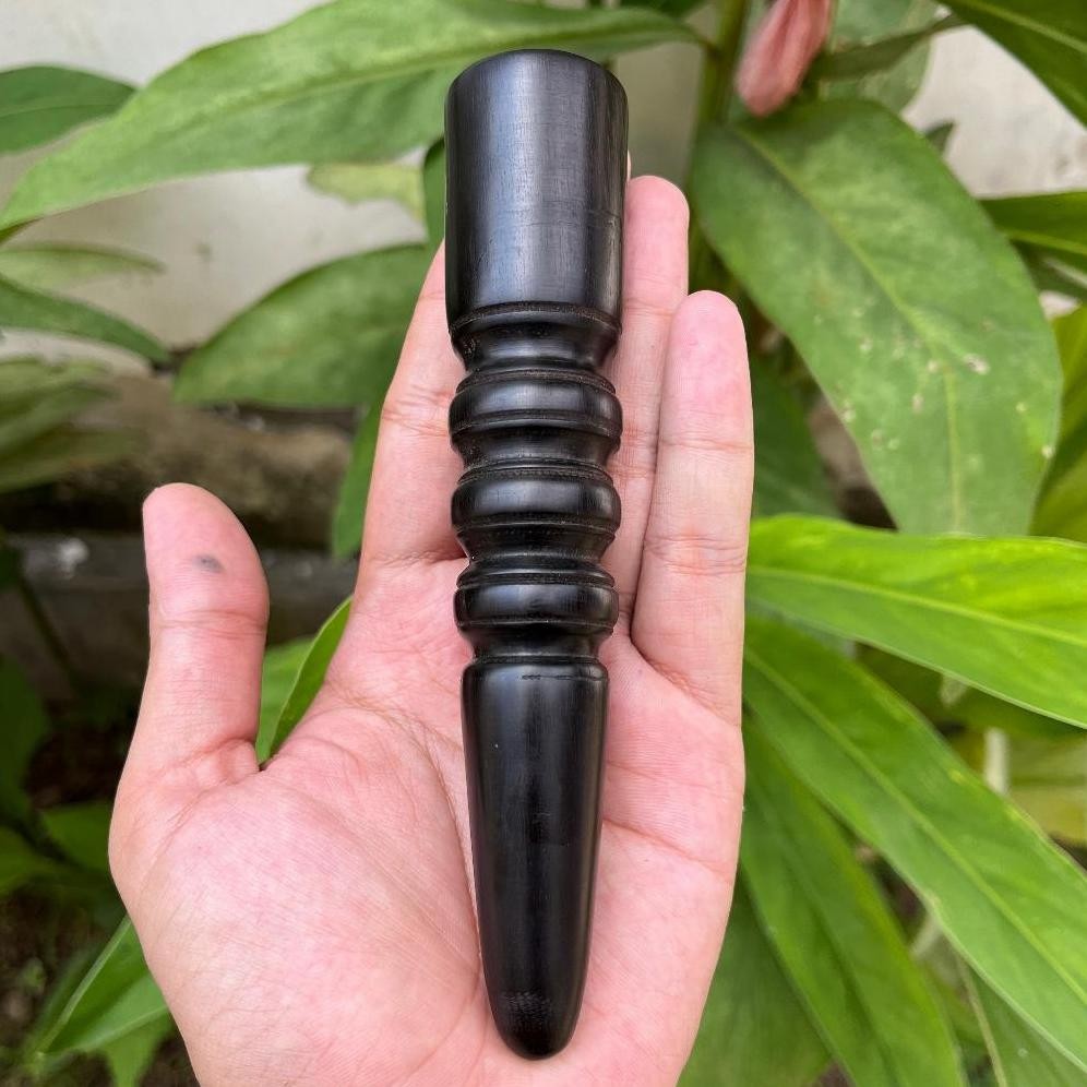 Alat Pijat Alat Kesehatan Kayu Galih Kelor Hitam Model Profil Premium