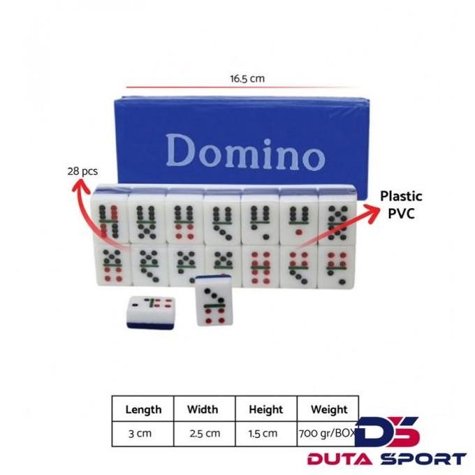 Batu Domino Tebal + Tas ROX 5212 Original