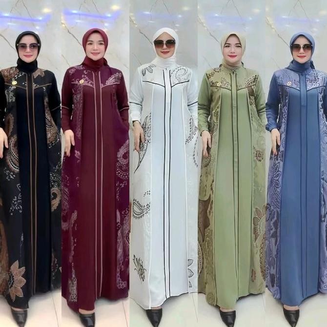 Najma Dress - Gamis Mewah dan Elegan, Gamis Lebaran