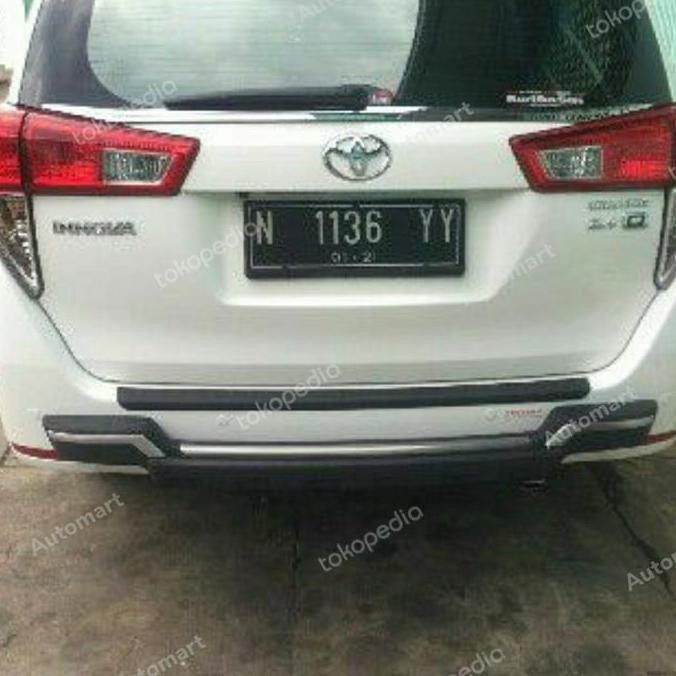 Bumper Guard / Pengaman Bemper Belakang Innova 2016 - 2021 Premium