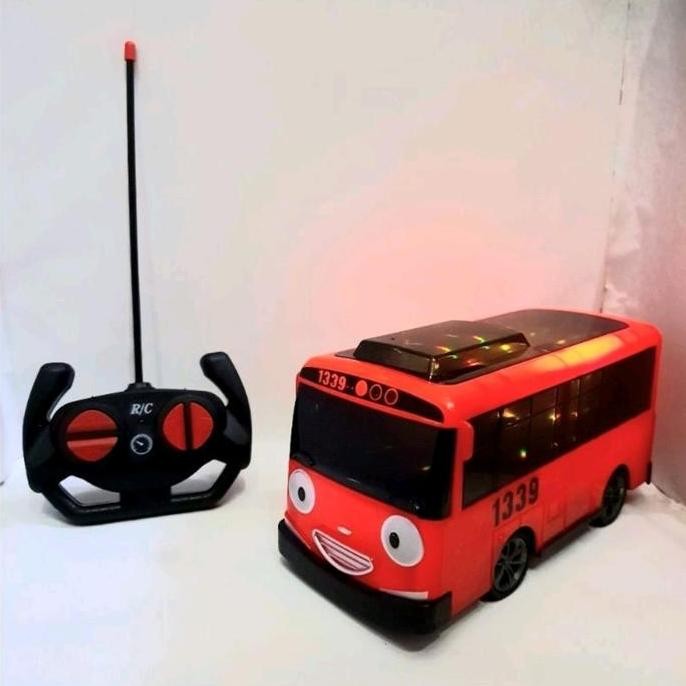 Promo Mainan Mobil Remote Control Rc Bus Ada Lampu Dan Suara Anak Baterai Roda
